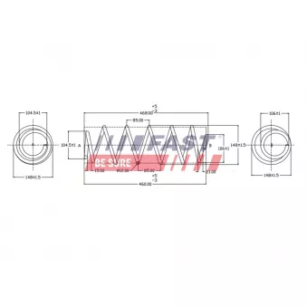 Ressort de suspension FAST OEM 50701023