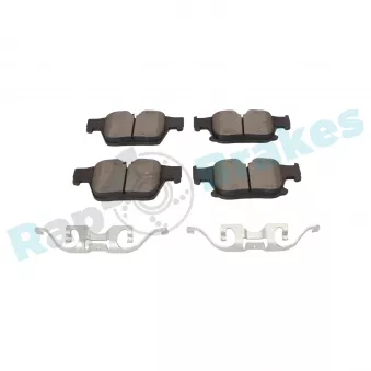 Jeu de 4 plaquettes de frein arrière RAP BRAKES R-P1752