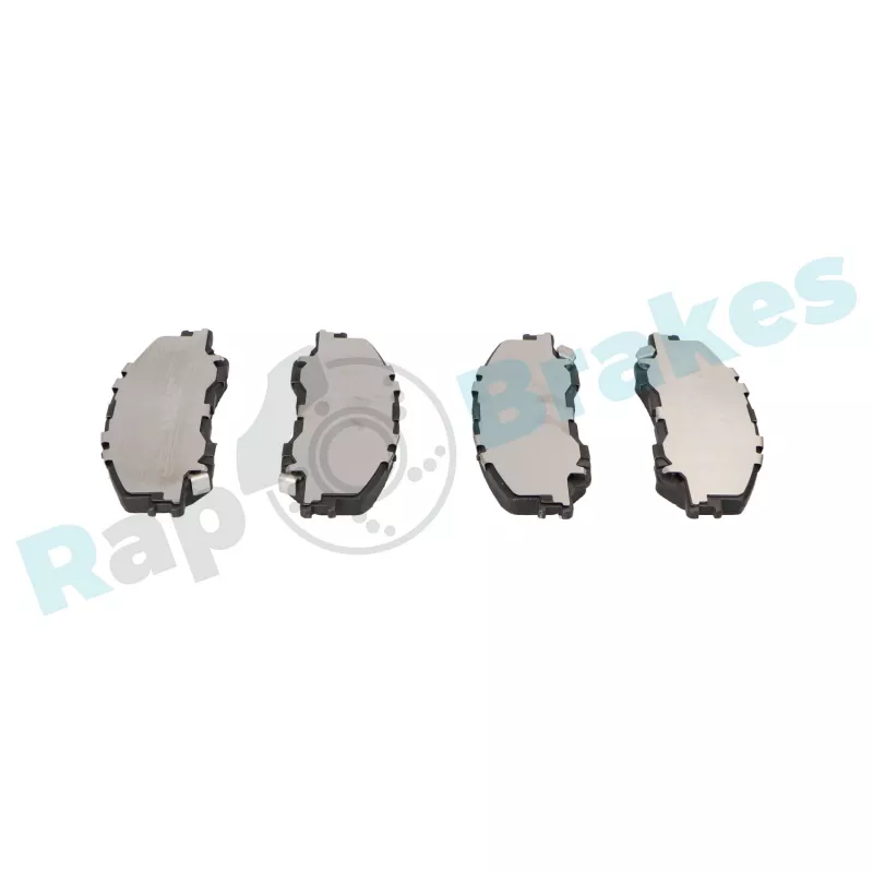 Jeu de 4 plaquettes de frein avant RAP BRAKES R-P1747 - Visuel 2