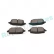 RAP BRAKES R-P1746 - Jeu de 4 plaquettes de frein arrière