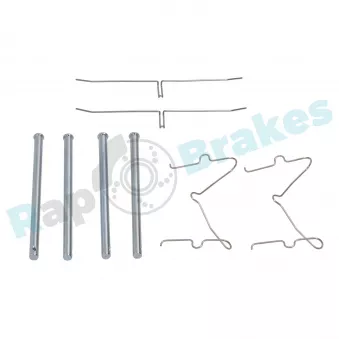 Kit d'accessoires, plaquette de frein à disque RAP BRAKES R-U0355 pour TOYOTA LAND CRUISER 4.7 V8 - 288cv