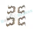 RAP BRAKES R-U0351 - Kit d'accessoires, plaquette de frein à disque