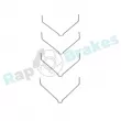 RAP BRAKES R-U0351 - Kit d'accessoires, plaquette de frein à disque