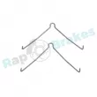 RAP BRAKES R-U0350 - Kit d'accessoires, plaquette de frein à disque