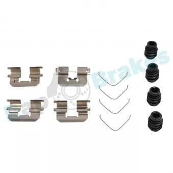 Kit d'accessoires, plaquette de frein à disque RAP BRAKES R-U0340 pour BMW Série 4 1.7 CRDi - 136cv