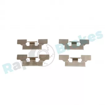 Kit d'accessoires, plaquette de frein à disque RAP BRAKES R-U0336 pour JAGUAR XJ V8 3.5 - 258cv