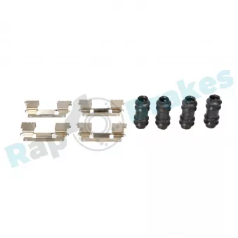 Kit d'accessoires, plaquette de frein à disque RAP BRAKES R-U0330 pour TOYOTA CAMRY 2.4 VVT-i - 152cv