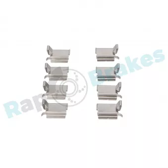 Kit d'accessoires, plaquette de frein à disque RAP BRAKES R-U0329 pour CITROEN CX 2.4 - 175cv