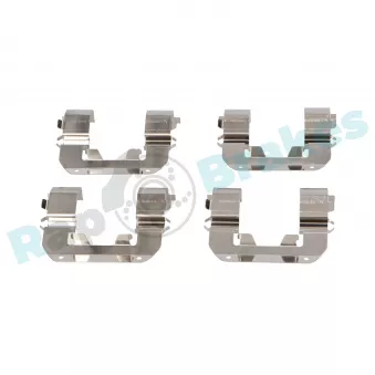 Kit d'accessoires, plaquette de frein à disque RAP BRAKES R-U0324 pour HYUNDAI SONATA 3.3 - 235cv