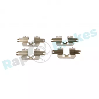 Kit d'accessoires, plaquette de frein à disque RAP BRAKES R-U0321 pour MAZDA MX-5 2.0 - 184cv