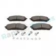 Jeu de 4 plaquettes de frein avant RAP BRAKES [R-P1690]