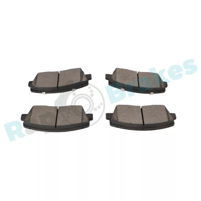 Jeu de 4 plaquettes de frein avant RAP BRAKES R-P1687 - Visuel 1
