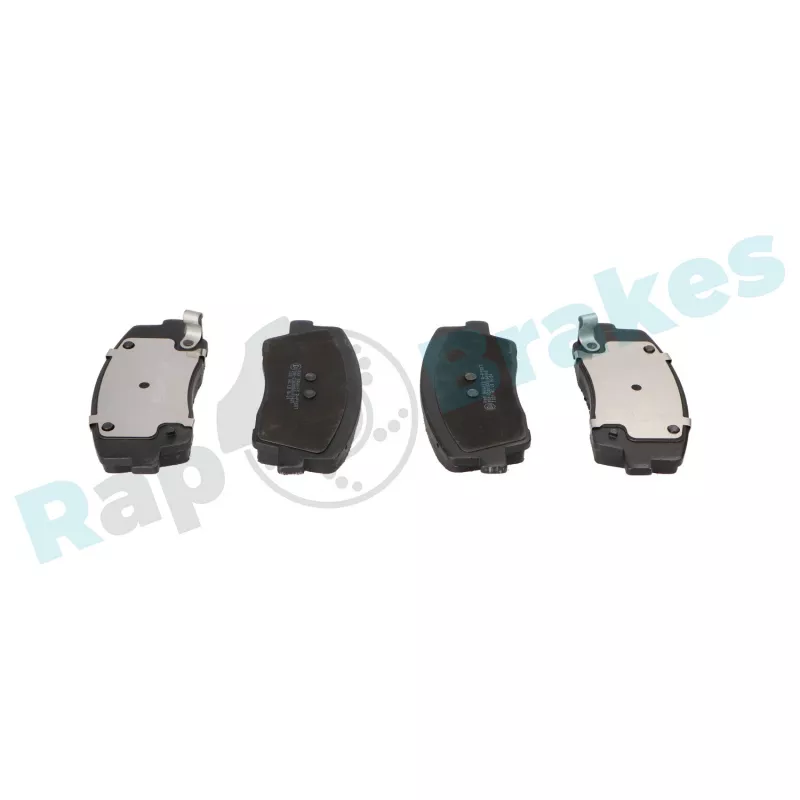 Jeu de 4 plaquettes de frein avant RAP BRAKES R-P1687 - Visuel 2