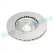 RAP BRAKES R-D1133C - Jeu de 2 disques de frein avant