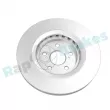 RAP BRAKES R-D1132C - Jeu de 2 disques de frein avant