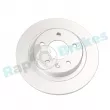 RAP BRAKES R-D1129C - Jeu de 2 disques de frein arrière