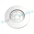 RAP BRAKES R-D1128C - Jeu de 2 disques de frein avant