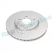 RAP BRAKES R-D1128C - Jeu de 2 disques de frein avant
