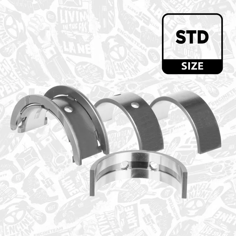 Kit de coussinet de vilebrequin ET ENGINETEAM LH007400 - Visuel 2