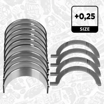 Kit de coussinet de vilebrequin ET ENGINETEAM LH007625