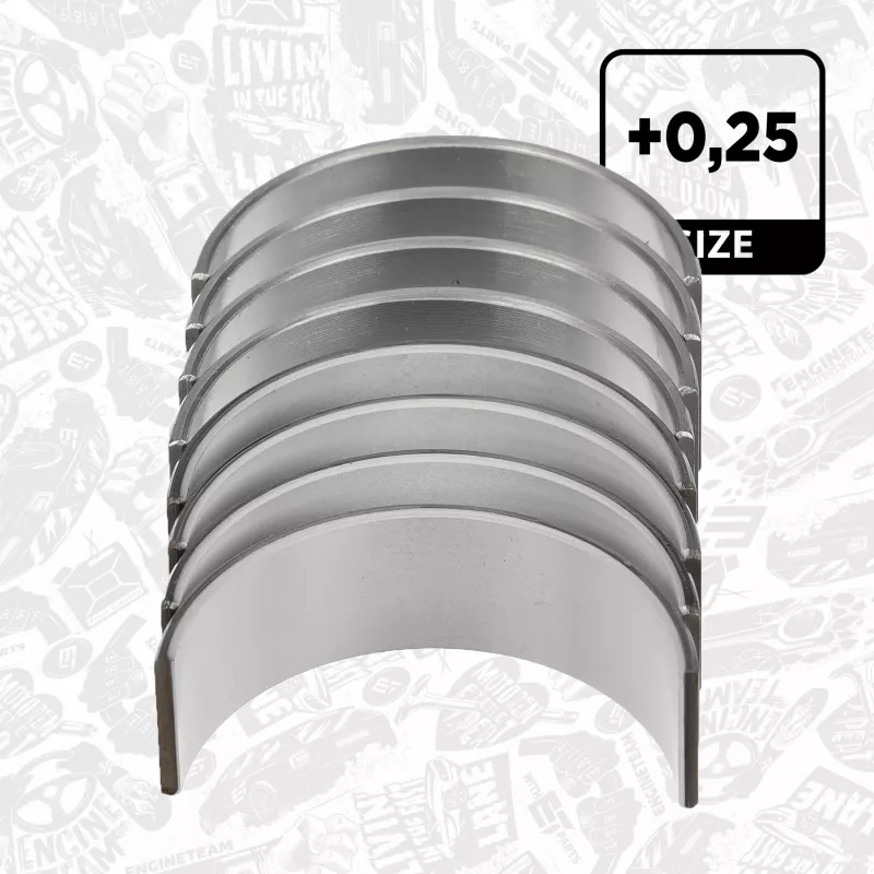 Kit de coussinets de bielle ET ENGINETEAM LP007625 - Visuel 1