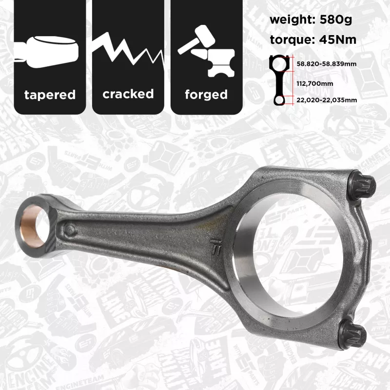 Bielle ET ENGINETEAM OM0080 - Visuel 1