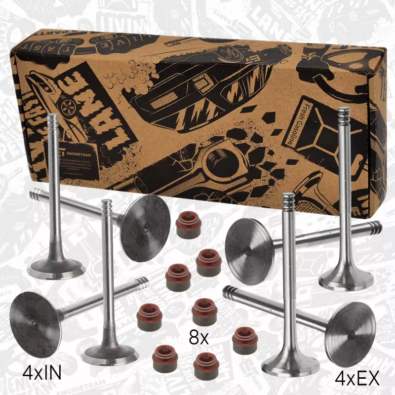 Kit de soupapes, soupapes d'admission/d'échappement ET ENGINETEAM VS0005 - Visuel 1