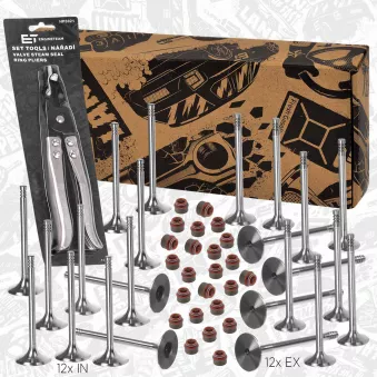 Kit de soupapes, soupapes d'admission/d'échappement ET ENGINETEAM VS0036VR1 pour ALFA ROMEO SPIDER 3.0 V6 - 218cv