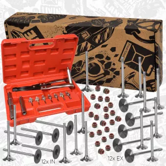 Kit de soupapes, soupapes d'admission/d'échappement ET ENGINETEAM VS0036VR2 pour ALFA ROMEO SPIDER 3.0 V6 - 218cv