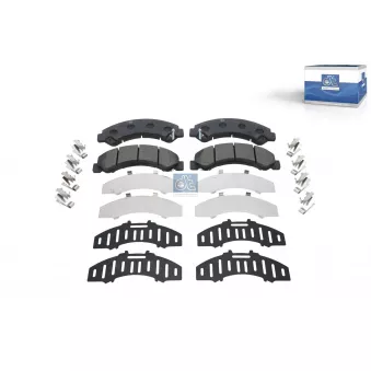 DT 15.00037 - Jeu de 4 plaquettes de frein