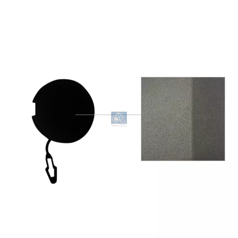 Capuchon, crochet de remorquage DT 6.00345 - Visuel 1