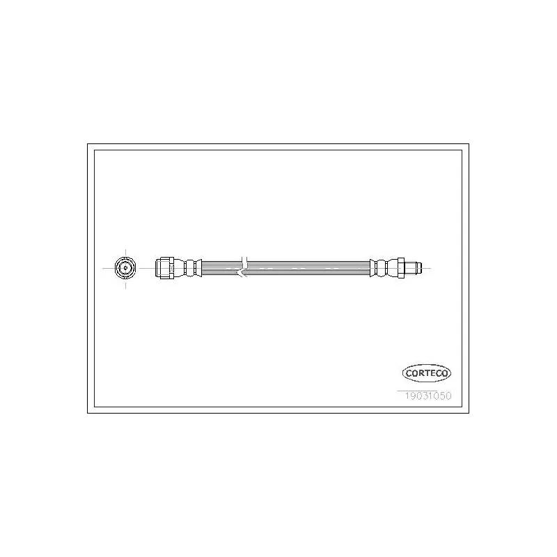 Flexible de frein CORTECO 19031050 - Visuel 2