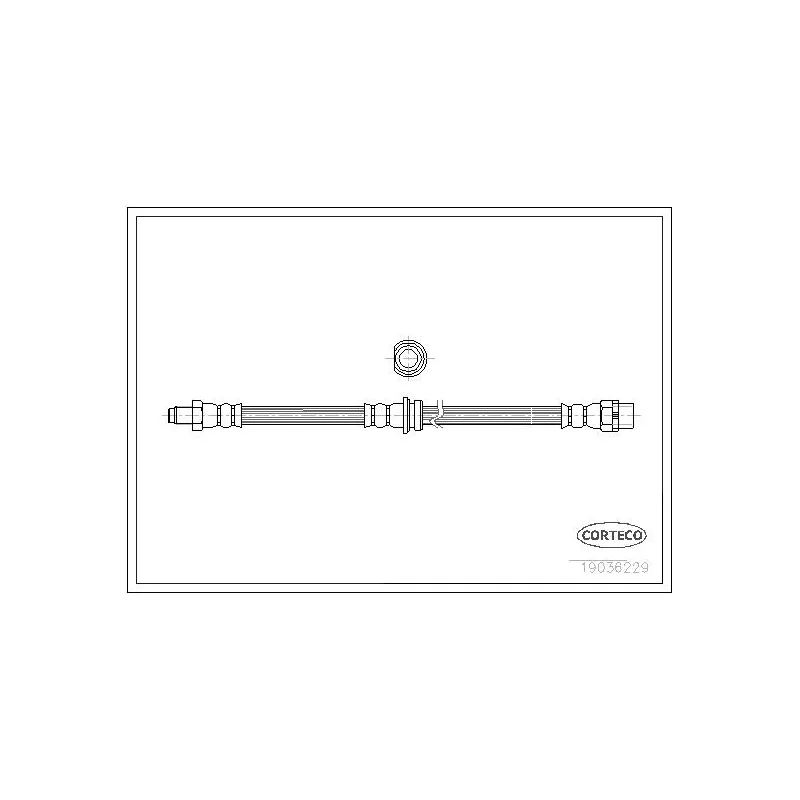 Flexible de frein CORTECO 19036229 - Visuel 2