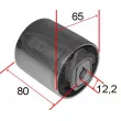CORTECO 21652814 - Silent bloc de suspension (train avant)