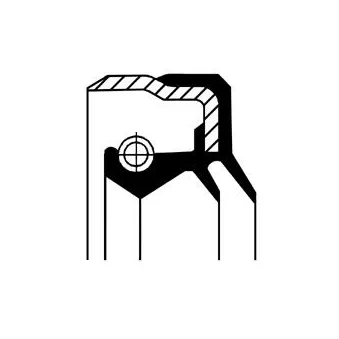 Bague d'étanchéité, différentiel CORTECO 49106441 pour NISSAN QASHQAI 2.0 Traction intégrale - 141cv