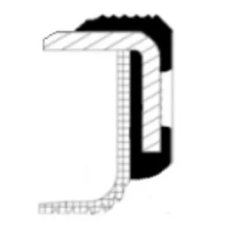 CORTECO 49171875 - Bague d'étanchéité, vilebrequin