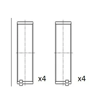 FAI AutoParts BB2153-025 - Coussinet de bielle