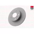 Disque de frein arrière FAI AutoParts [BD122]