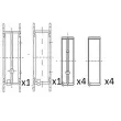 FAI AutoParts BM1068-025 - Coussinet de vilebrequin