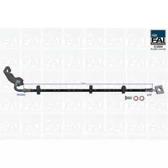 Flexible de frein FAI AutoParts [FPBH248]