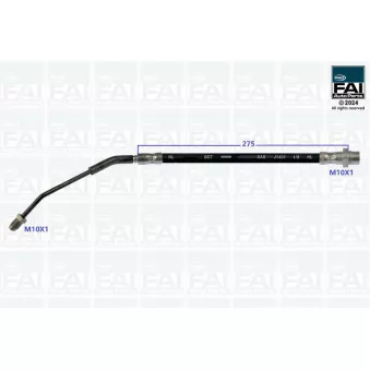 FAI AutoParts FPBH286 - Flexible de frein