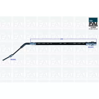 FAI AutoParts FPBH287 - Flexible de frein