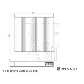 BLUE PRINT ADBP250128 - Filtre, air de l'habitacle