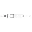 DÜRER DG40960 - Bougie de préchauffage