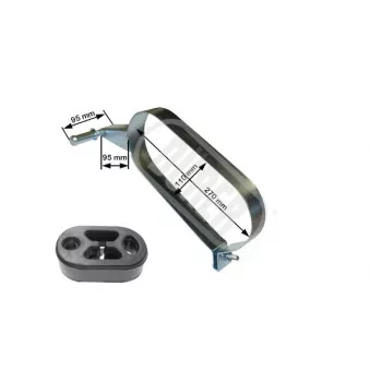 Support, silencieux DÜRER OEM 1726PY