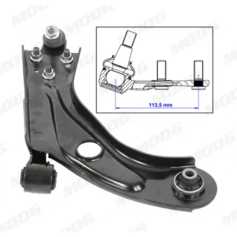 MOOG CI-WP-13992 - Triangle ou bras de suspension (train avant)