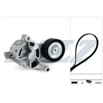Jeu de courroies trapézoïdales à nervures DOLZ SKD309A pour VOLKSWAGEN POLO 2.0 R WRC - 220cv