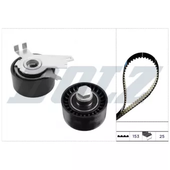 Kit de courroie crantée DOLZ SKD326 pour CITROEN C5 1.8 16V - 125cv