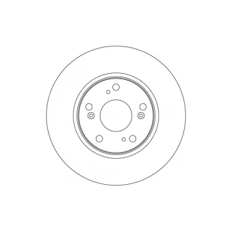 Jeu de 2 disques de frein avant TRW OEM 45251TA5A00