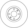 TRW DF4962S - Jeu de 2 disques de frein avant
